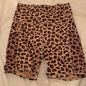 cheetah print biker shorts fabletics